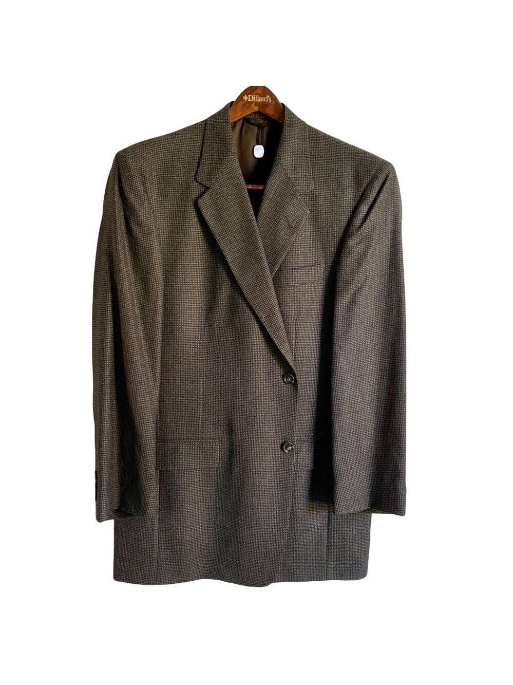 Hart Schaffner and Marx 2 Button Wool Sport Coat Jacket Blazer 42L NEW NWT